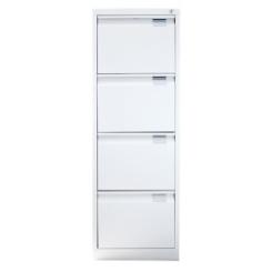 Archivador Metalico Gapsa 4 Cajones Gris Luminoso Ral 7035 alto x ancho x fondo 1321x472x622 mm