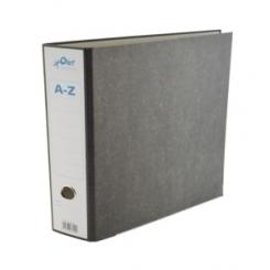 Archivador Palanca Olef Carton Jaspeado Negro 4º Apaisado 75Mm
