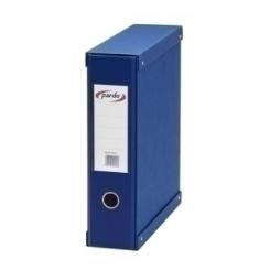 Archivador Palanca Pardo Forrado Pvc A4 Con Caja 70Mm Azul