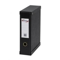 Archivador Palanca Pardo Forrado Pvc A4 Con Caja 70Mm Negro