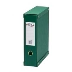 Archivador Palanca Pardo Forrado Pvc A4 Con Caja 70Mm Verde