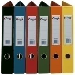 Archivador Palanca Pardo Plastico Extra Fº 70Mm Rojo