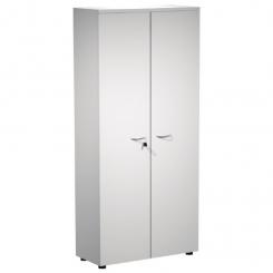 Armario puertas totales Alto Presto 180Cm Blanco 3 baldas ajustables