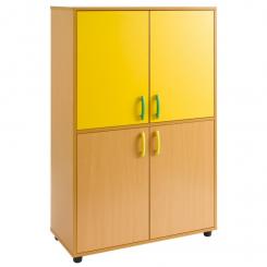 Armario Haya-Col 148X90X40 4Puer+4Hue