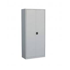 Armario Metálico Basic Meb Puertas Batientes 145X80X45 cm con 3 Baldas gris ral 9006