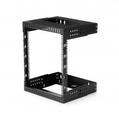 StarTech.com Armario Rack de Servidores de Marco Abierto 12U para Montaje en Pared - Profundidad Ajustable de 12 a 20