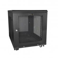 StarTech.com Armario Rack Servidores 12U con 4 Columnas - Profundidad Ajustable: 5cm a 76cm/2