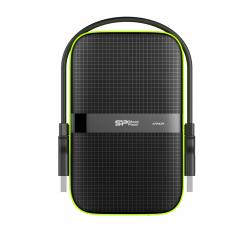 Silicon Power Armor A60 disco duro externo 4000 GB Negro, Verde