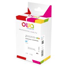 Armor Owa inkjet Reman Pack 2 Rem. For HP 300XL B+3C Black, 3 Colours Box