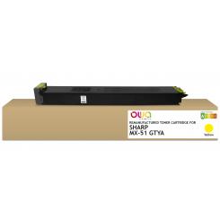 ARMOR toner OWA para SHARP MX51GTYA Y 18K