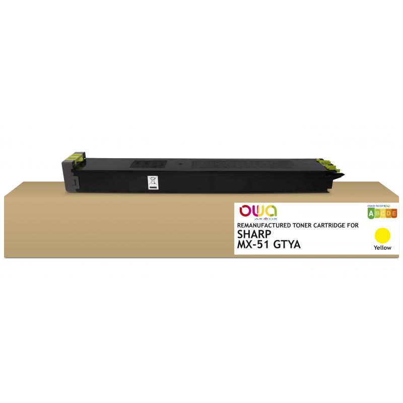 armor-toner-owa-para-sharp-mx51gtya-y-18k
