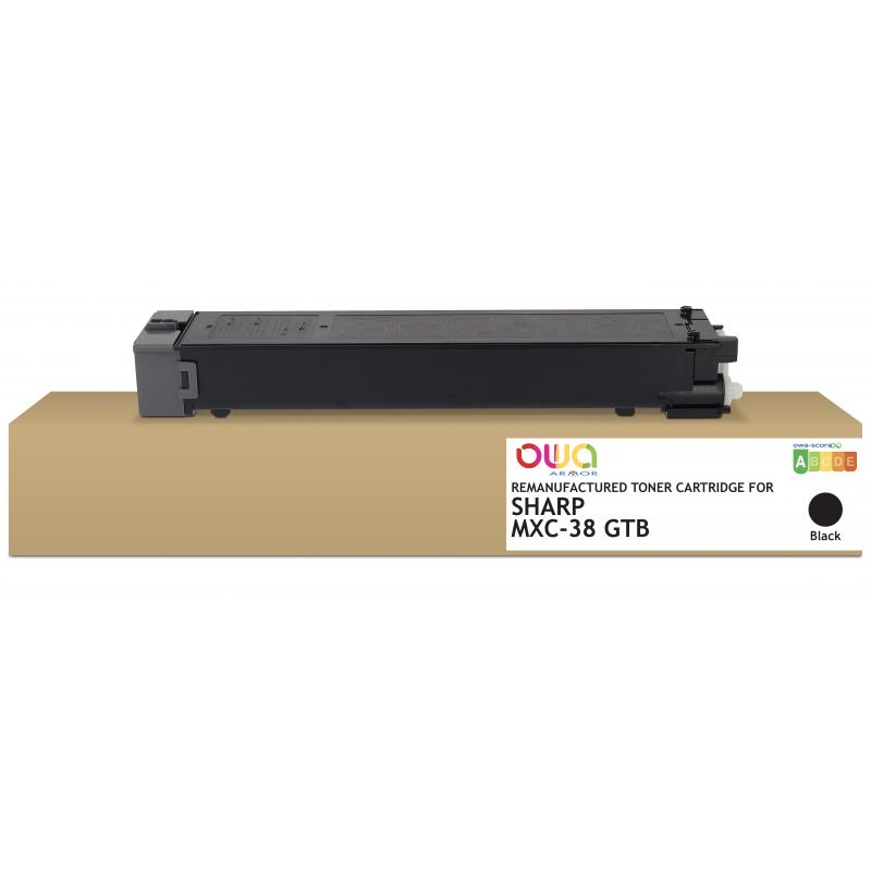 armor-toner-owa-para-sharp-mxc38gtb-k-10k