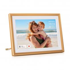 Arzopa D10 marco fotográfico digital Champán, Oro 25,6 cm (10.1