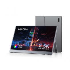 Arzopa Z3FC + SLEEVE Monitor portátil Gris 40,9 cm (16.1