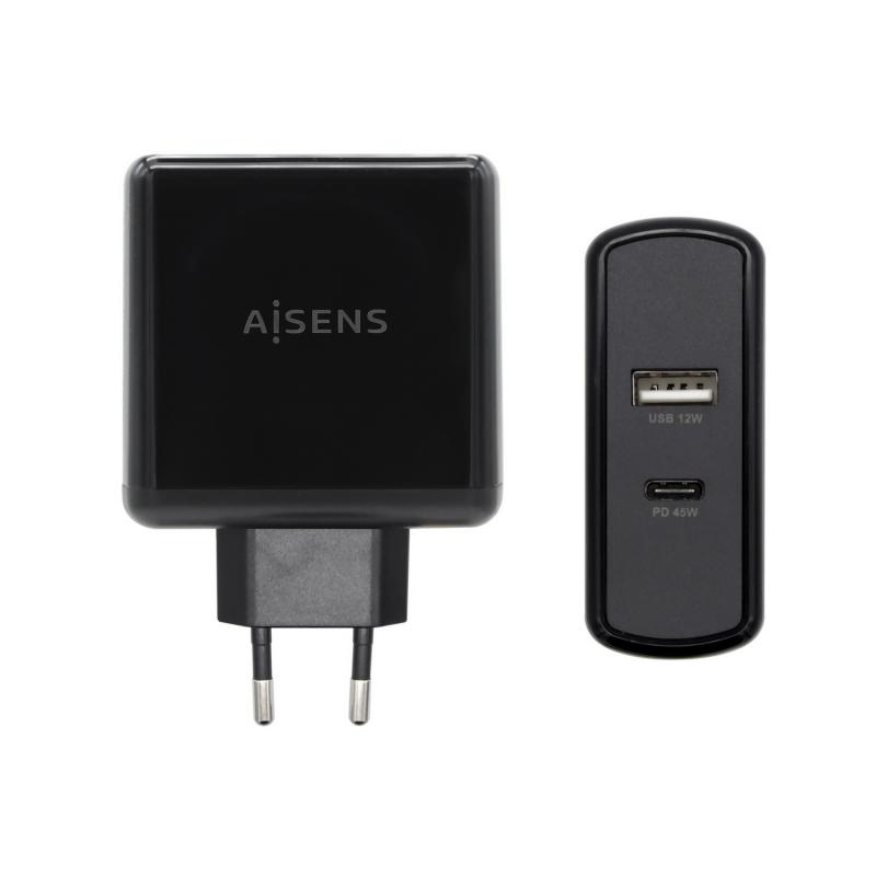 asch-2pd45a-bk-cargador-de-dispositivo-movil-gps-mando-para-videojuegos-mp3-mp4-telefono-movil-portatil-smartphone-tableta-negro-corriente-alterna-carga-rapida-interior