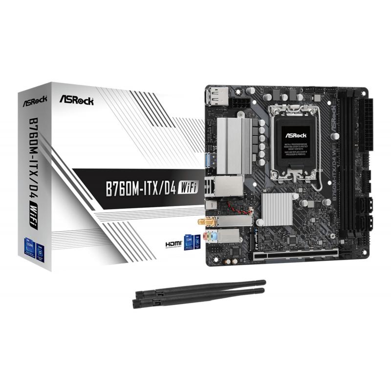 asrock-b760m-itx-d4-wifi-intel-b760-lga-1700-mini-itx