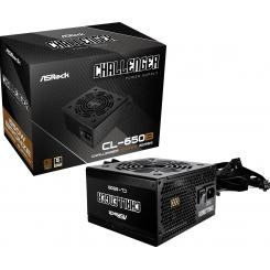 Asrock Challenger CL-650B unidad de fuente de alimentación 650 W 20+4 pin ATX ATX Negro