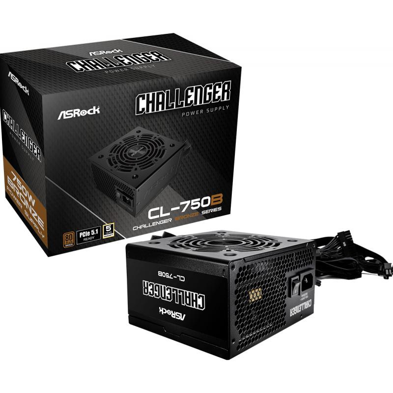 asrock-challenger-cl-750b-unidad-de-fuente-de-alimentacion-750-w-204-pin-atx-atx-negro