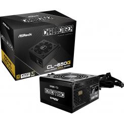 Asrock CL-650G Challenger unidad de fuente de alimentación 650 W 20+4 pin ATX ATX Negro