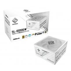 Asrock SL-1000GW Steel Legend unidad de fuente de alimentación 1000 W 20+4 pin ATX ATX Blanco