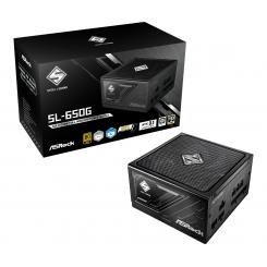 Asrock SL-650G Steel Legend unidad de fuente de alimentación 650 W 20+4 pin ATX ATX Negro