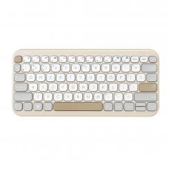 ASUS Marshmallow Keyboard KW100 teclado Hogar Bluetooth QWERTY Español Beige