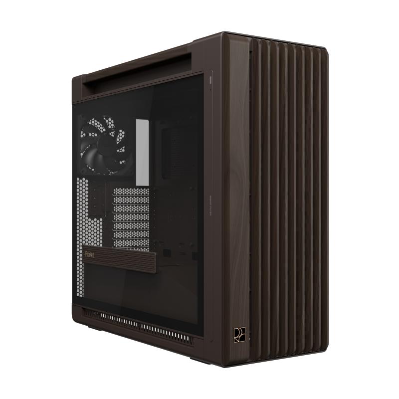 asus-proart-pa602-wood-edition-retro-brown-tempered-glass-panel-midi-tower-marron