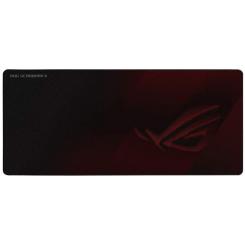 ASUS ROG Strix Scabbard II Alfombrilla de ratón para juegos Negro, Rojo
