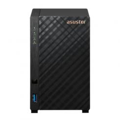Asustor AS1202T servidor de almacenamiento NAS Torre Realtek 1 GB DDR4 0 TB ADM Negro