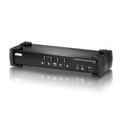 ATEN CS1924 interruptor KVM Montaje en rack Negro