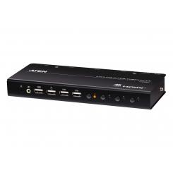 ATEN CS784H interruptor KVM Negro