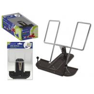 BISMARK Atril metálico, colores surtidos (negro, azul o rojo)