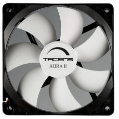 Tacens Aura II 12cm Carcasa del ordenador Ventilador Negro, Blanco