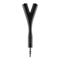 Belkin AV10093BT cable gender changer 2x3.5mm 1x3.5mm Negro