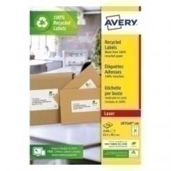 Avery-Dennison Etiquetas Adh.Impr.Avery A4 Blanca Reciclada Quickpeel Laser 99.1X38.1 Mm Caja 100H
