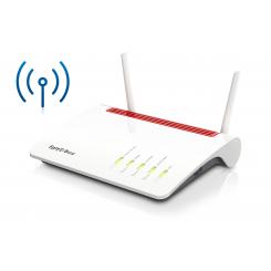 AVM FRITZ!Box 6890 LTE International router inalámbrico Gigabit Ethernet Doble banda (2,4 GHz / 5 GHz) 3G 4G Rojo, Blanco