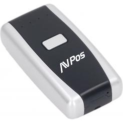 AVPos AVP-BT01-2D lector de código de barras Lector de códigos de barras manos libres 1D/2D CMOS Negro, Gris claro