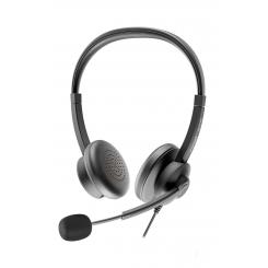 Axtel AXH-ACEUCD auricular y casco Auriculares Alámbrico Diadema Oficina/Centro de llamadas USB Type-C / USB Type-A Negro