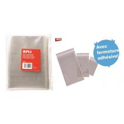 APLI B.100 Bolsas PP Cierre Adhesivo 80X120mm