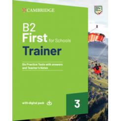 B2 First For Schools Trainer 3 Trainer with Answers with Digital Pack CAMBRIDGE
