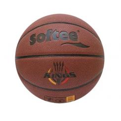 Balón baloncesto SOFTEE cuero marrón Talla 7