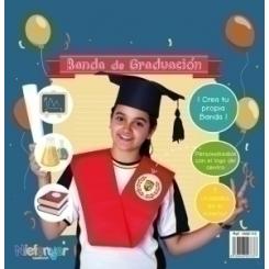 Banda Graduacion Niefenver Roja.Papel 5