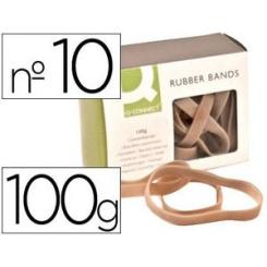Bandas elasticas Q-CONNECT 100 gr 100x9 mm numero 10