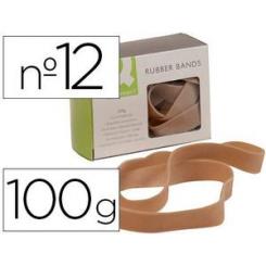 Bandas elasticas Q-CONNECT 100 gr 120x10 mm numero 12