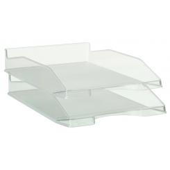Bandeja Archivo 2000 A4 y folio 345x255x60 mm cristal transparente