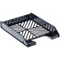 Bandeja Archivo 2000 apilable  rejilla A4 y FOLIO 340x260x60 mm negro