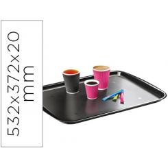 Bandeja Cep Diseño Clasico Policarbonato Color Negro 532X372X20 Mm