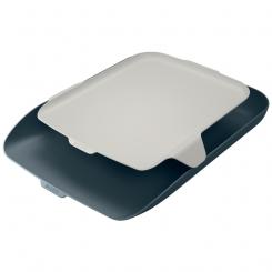 LEITZ Bandeja de sobremesa c/organizador Cosy, gris