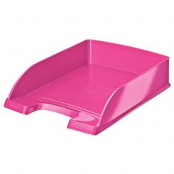Bandeja LEITZ WOW. Formato vertical, A4, fucsia