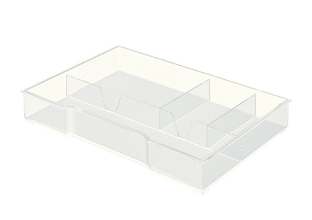 Bandeja organizadora - bucs de cajones LEITZ Plus/Cube, transparente